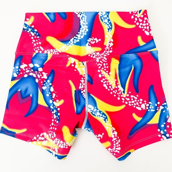 NWT Flex Living Retro Neon Shorts Small - Picture 2 of 3